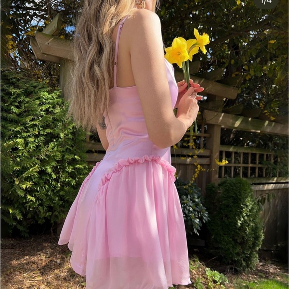 Ahiri Dresses & Skirts - AHIRI Mini Dress with Side Gathers
